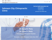 Tablet Screenshot of drperrychiropractor.com
